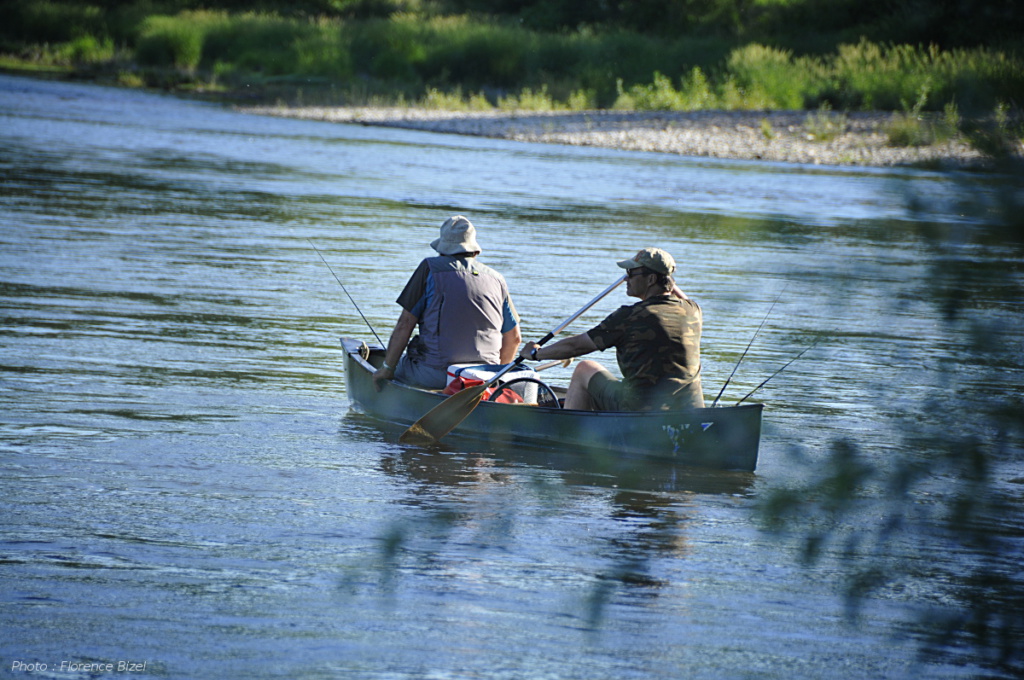 Manu Bizel, guide de pêche en canoë